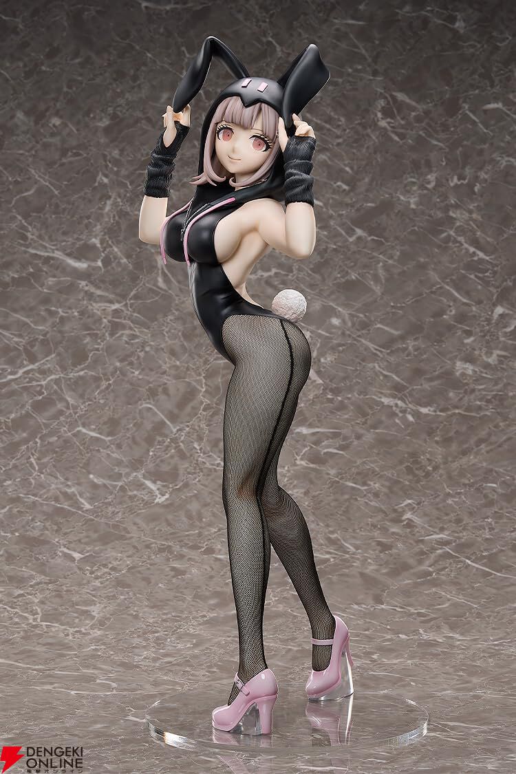 『スーパーダンガンロンパ2』七海千秋がドでかい1/3スケール、全高約59.5cmでフィギュア化。いろんなところをじっくり見たくなるバニー衣装も魅力