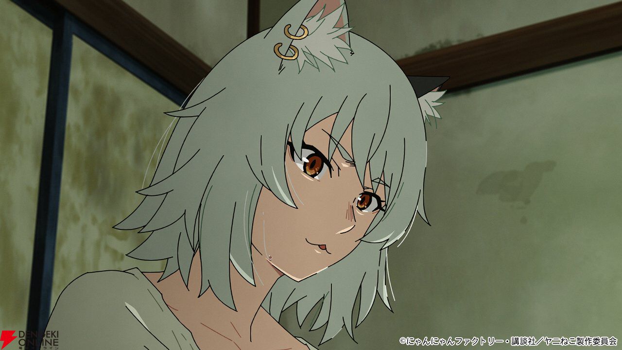 アニメ『ヤニねこ』7/2開始の1話からすごいダメっぷりが見られそう？ バイト中に禁断症状を起こし、なけなしの金でヤニに手を伸ばす…“ニャーがヤニねこにゃ”