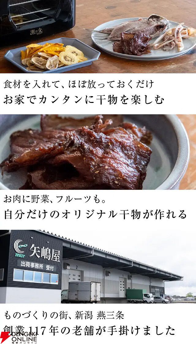 フードドライヤーで放置干物はいかが？ ジャーキーやドライフルーツを