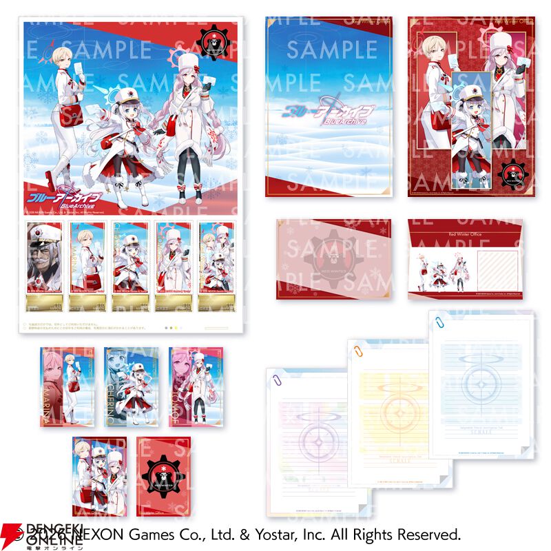 ブルアカ』×“郵便局”限定グッズが発売！ レッドウィンター事務局＆万魔
