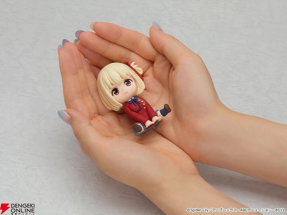 『リコリス・リコイル』ちっちゃかわいい千束とたきなはいかが? ねんどろいど風デザインのラバーマスコットが予約開始、価格も各1,400円とお手軽