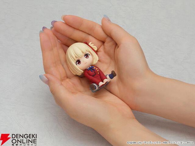 『リコリス・リコイル』ちっちゃかわいい千束とたきなはいかが？ ねんどろいど風デザインのラバーマスコットが予約開始、価格も各1,400円とお手軽