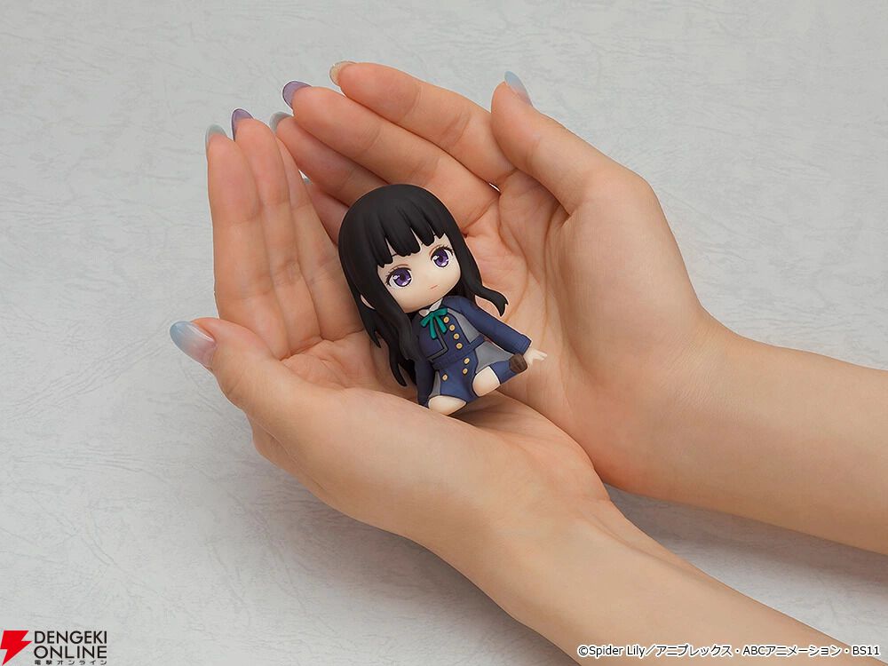 『リコリス・リコイル』ちっちゃかわいい千束とたきなはいかが? ねんどろいど風デザインのラバーマスコットが予約開始、価格も各1,400円とお手軽