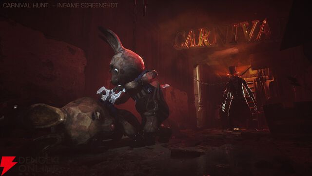 怪物vsゼンマイ仕掛けのウサギ！ 1対5の一人称視点非対称ホラー『Carnival Hunt』オープンプレイテストが7/4より実施