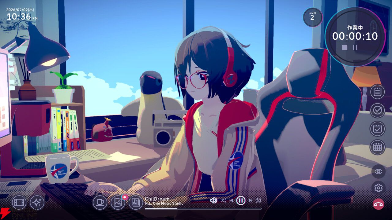 作業用AVG『Chill with You：Lo-Fi Story』にカウントアップタイマーが実装。『ユウゴウパズル』との期間限定Steamバンドルも