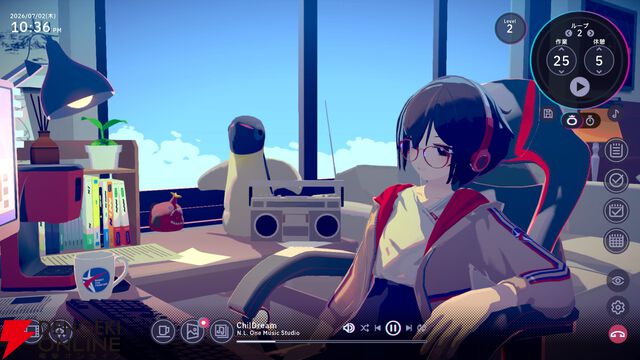 作業用AVG『Chill with You：Lo-Fi Story』にカウントアップタイマーが実装。『ユウゴウパズル』との期間限定Steamバンドルも