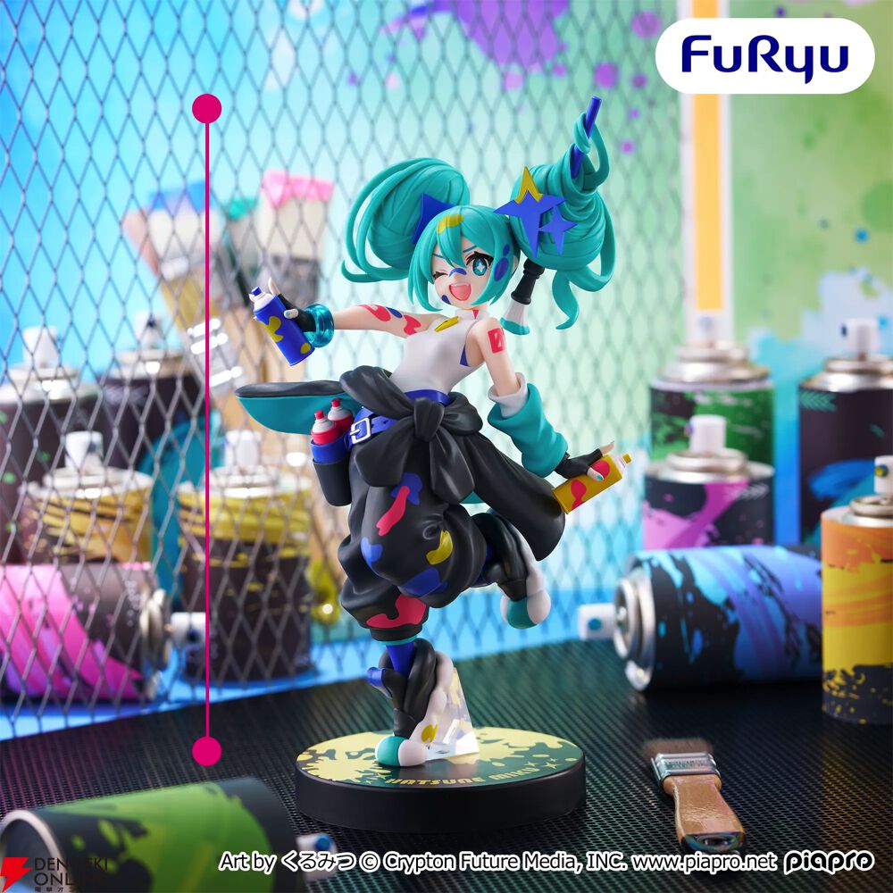 初音ミク ムチュートフィギュア ペイントガール 7個セット 初音ミク】《ムチュートフィギュア》にミクの“ペイントガール Another