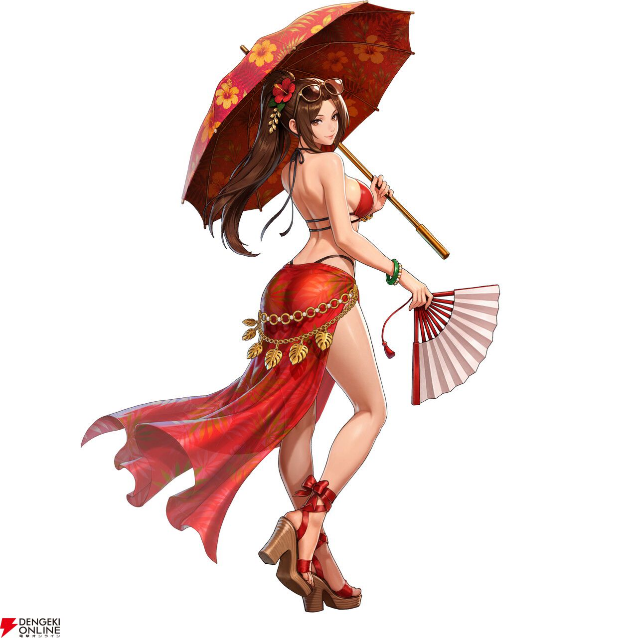 画像2/2＞『KOFドットバトル』水着姿の不知火舞が実装！ 夏イベント