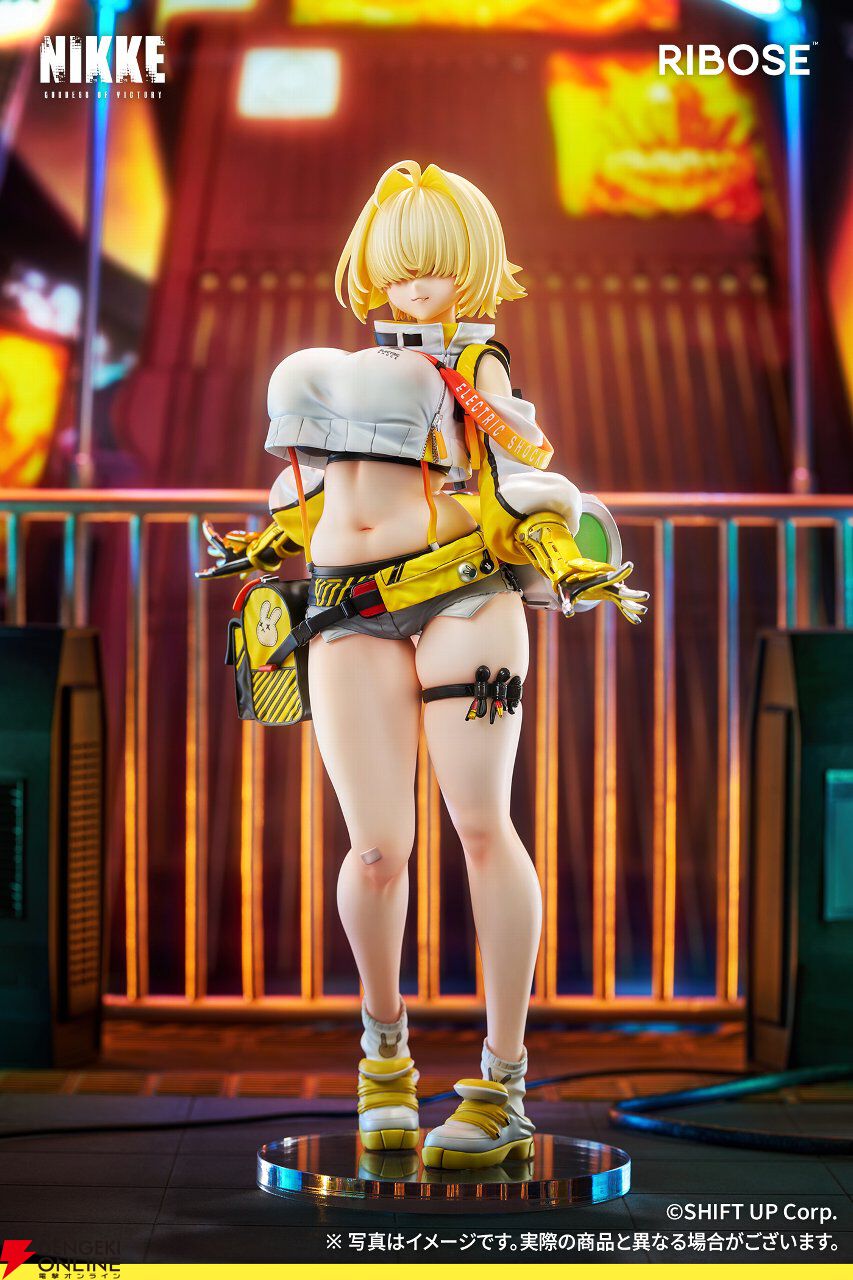エレグ ドレスver. フィギュア 約25cm 勝利の女神：NIKKE』基本衣装のエレグが全高約26.5cmでフィギュア化