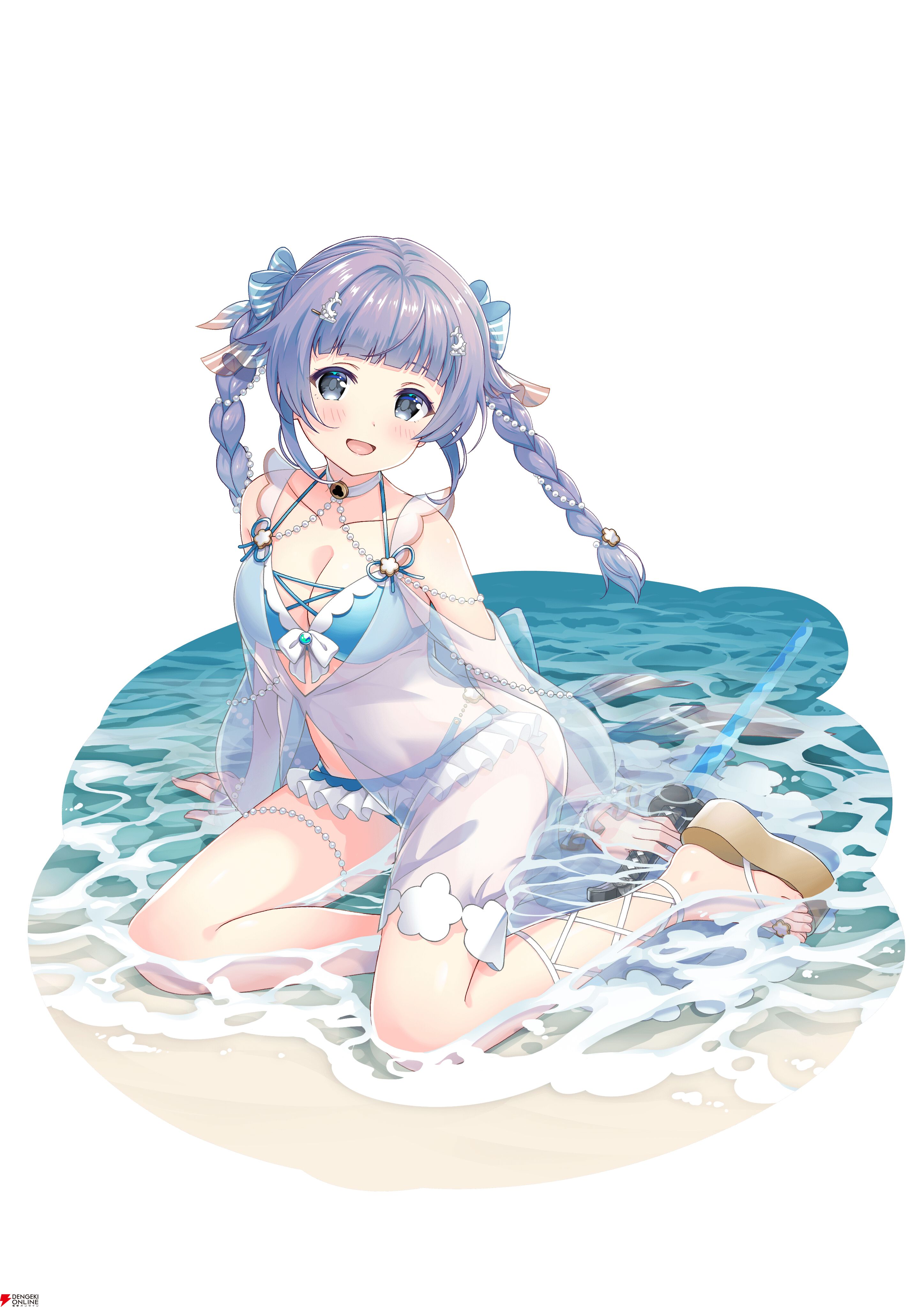 画像3/7＞【城姫クエスト 極】夏真っ盛りなヒノモトで水着城姫たちが