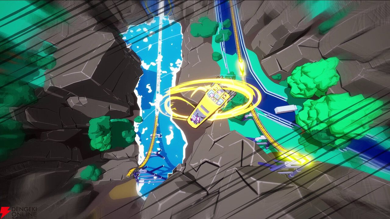 電車でドリフト＆空中スタント!? 異色のアクションレース『電車アタック』が今週7/16発売【電撃インディー】