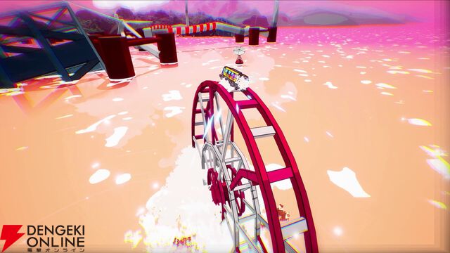電車でドリフト＆空中スタント!? 異色のアクションレース『電車アタック』が今週7/16発売【電撃インディー】
