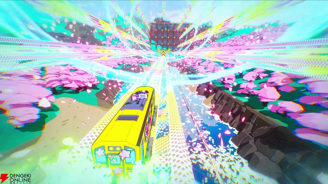 電車でドリフト＆空中スタント!? 異色のアクションレース『電車アタック』が今週7/16発売【電撃インディー】
