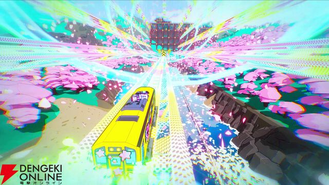 電車でドリフト＆空中スタント!? 異色のアクションレース『電車アタック』が今週7/16発売【電撃インディー】