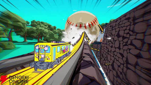 電車でドリフト＆空中スタント!? 異色のアクションレース『電車アタック』が今週7/16発売【電撃インディー】