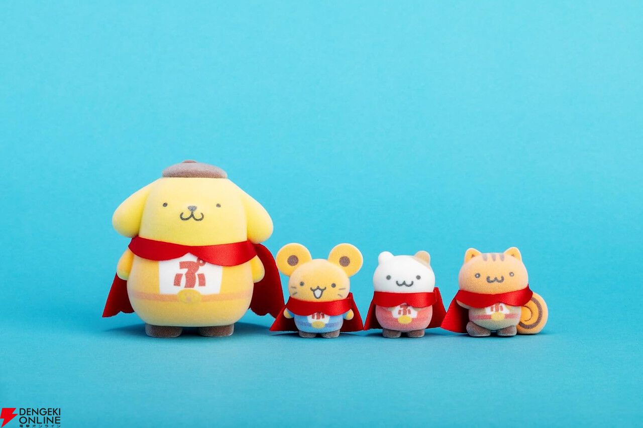 限定120個　ポムポムプリン　マスコット　くま ポムポムプリン】デビュー30周年記念の限定デザインヒーローマスコット