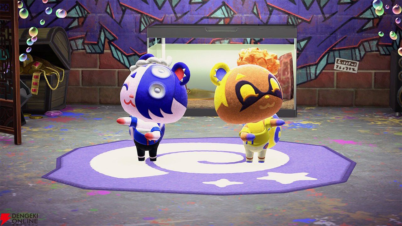 あつまれ どうぶつの森』で『スプラトゥーン レイダース』のマイ