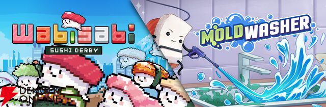 お客の箸に捕まったら即ロスト（死）！ 狂気の寿司育成×レースゲーム『わびさび寿司ダービー』Switch/Steamで本日発売