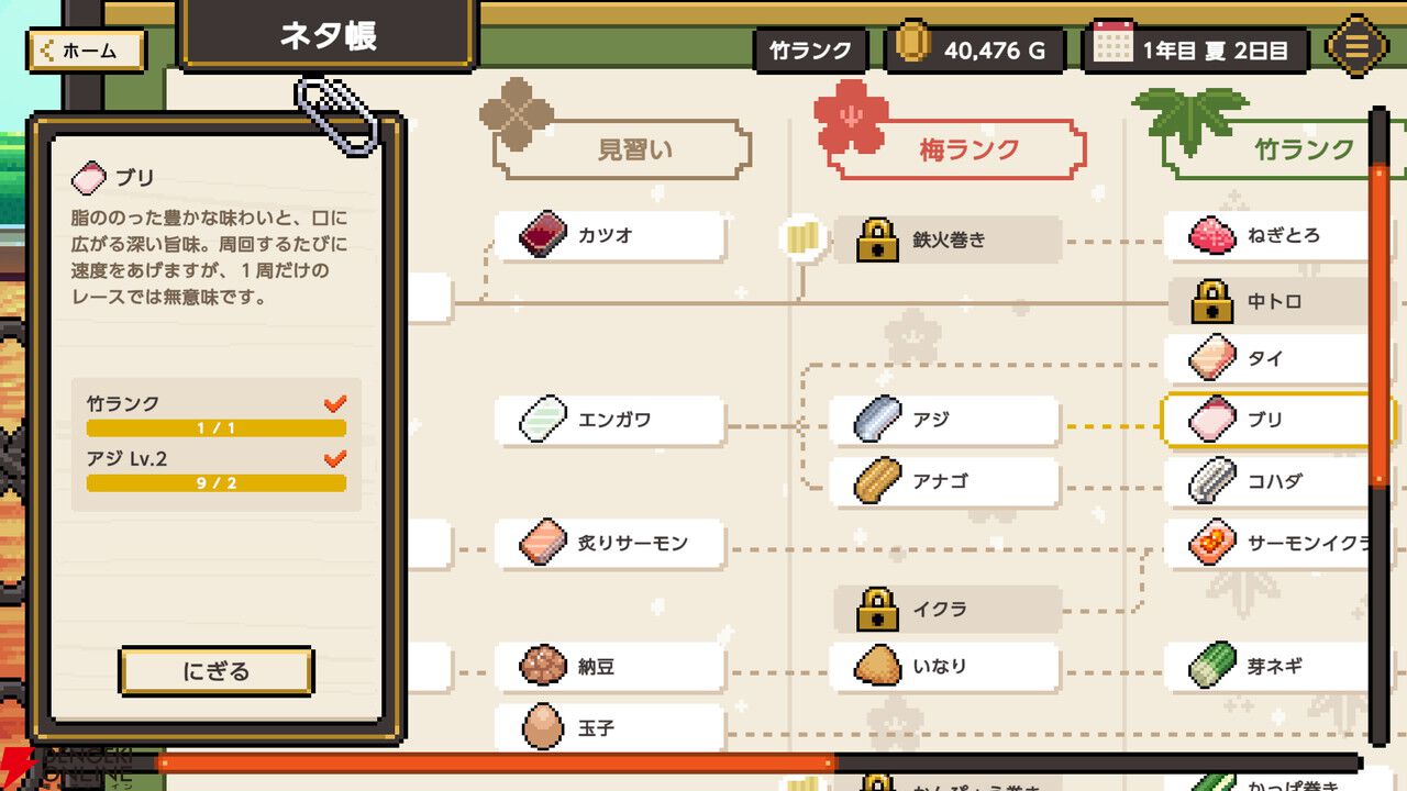 お客の箸に捕まったら即ロスト（死）！ 狂気の寿司育成×レースゲーム『わびさび寿司ダービー』Switch/Steamで本日発売