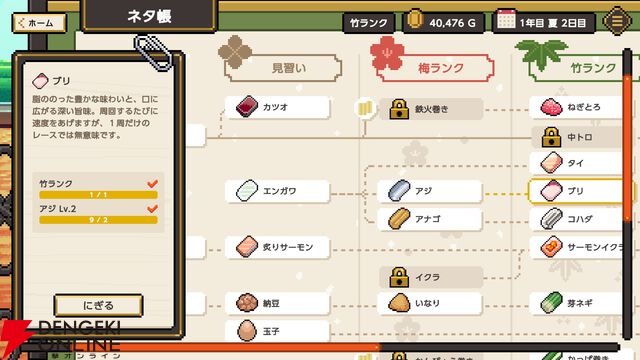 お客の箸に捕まったら即ロスト（死）！ 狂気の寿司育成×レースゲーム『わびさび寿司ダービー』Switch/Steamで本日発売