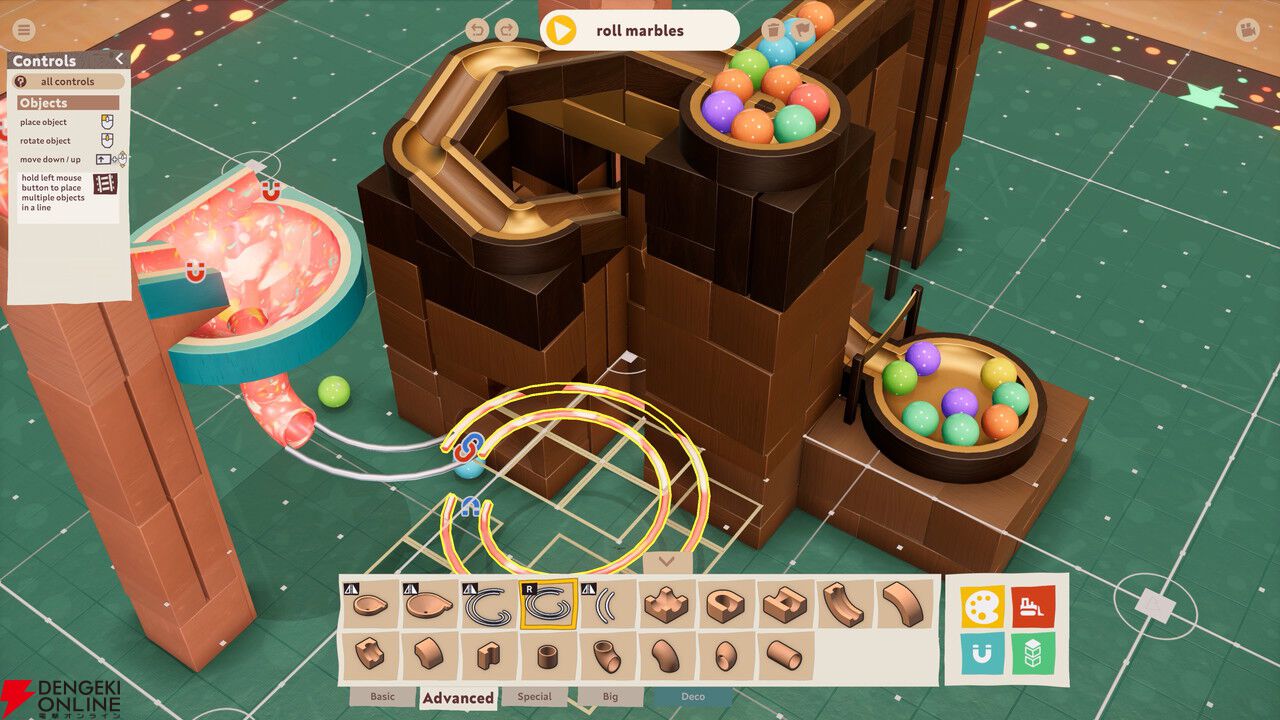 からくり装置×Lo-fiサウンド。癒やしのマーブルラン構築シム『Cozy Marbles ビー玉コロコロ大作戦』Steamで8/21リリース