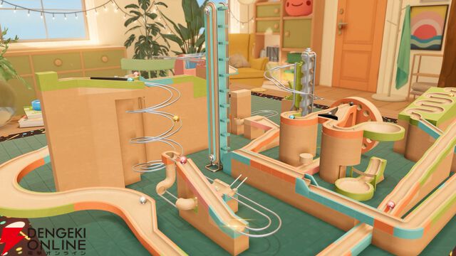 からくり装置×Lo-fiサウンド。癒やしのマーブルラン構築シム『Cozy Marbles ビー玉コロコロ大作戦』Steamで8/21リリース