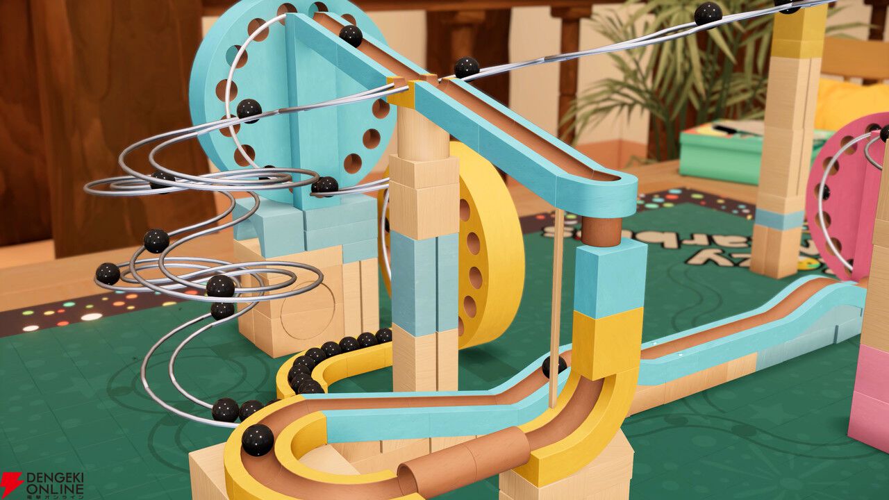 からくり装置×Lo-fiサウンド。癒やしのマーブルラン構築シム『Cozy Marbles ビー玉コロコロ大作戦』Steamで8/21リリース