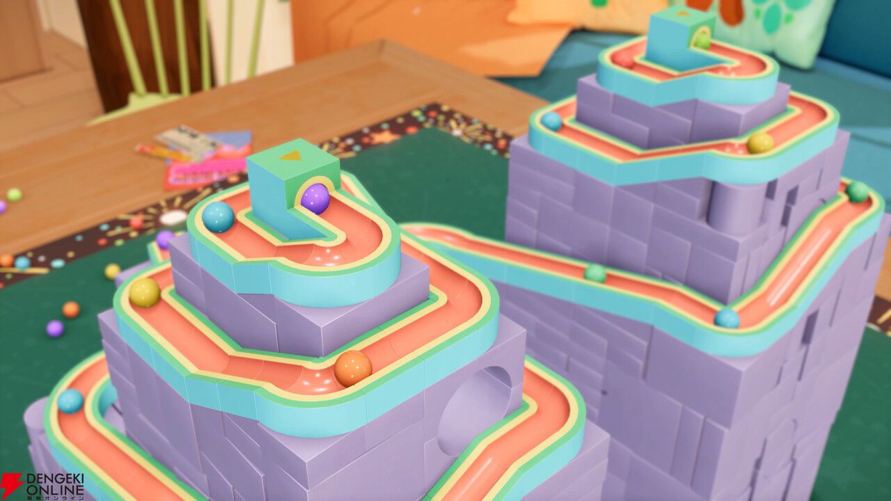 からくり装置×Lo-fiサウンド。癒やしのマーブルラン構築シム『Cozy Marbles ビー玉コロコロ大作戦』Steamで8/21リリース