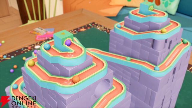 からくり装置×Lo-fiサウンド。癒やしのマーブルラン構築シム『Cozy Marbles ビー玉コロコロ大作戦』Steamで8/21リリース