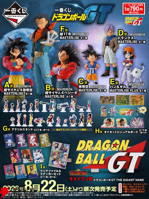 一番くじ『ドラゴンボールGT』全ラインナップ公開。エンディングのワン