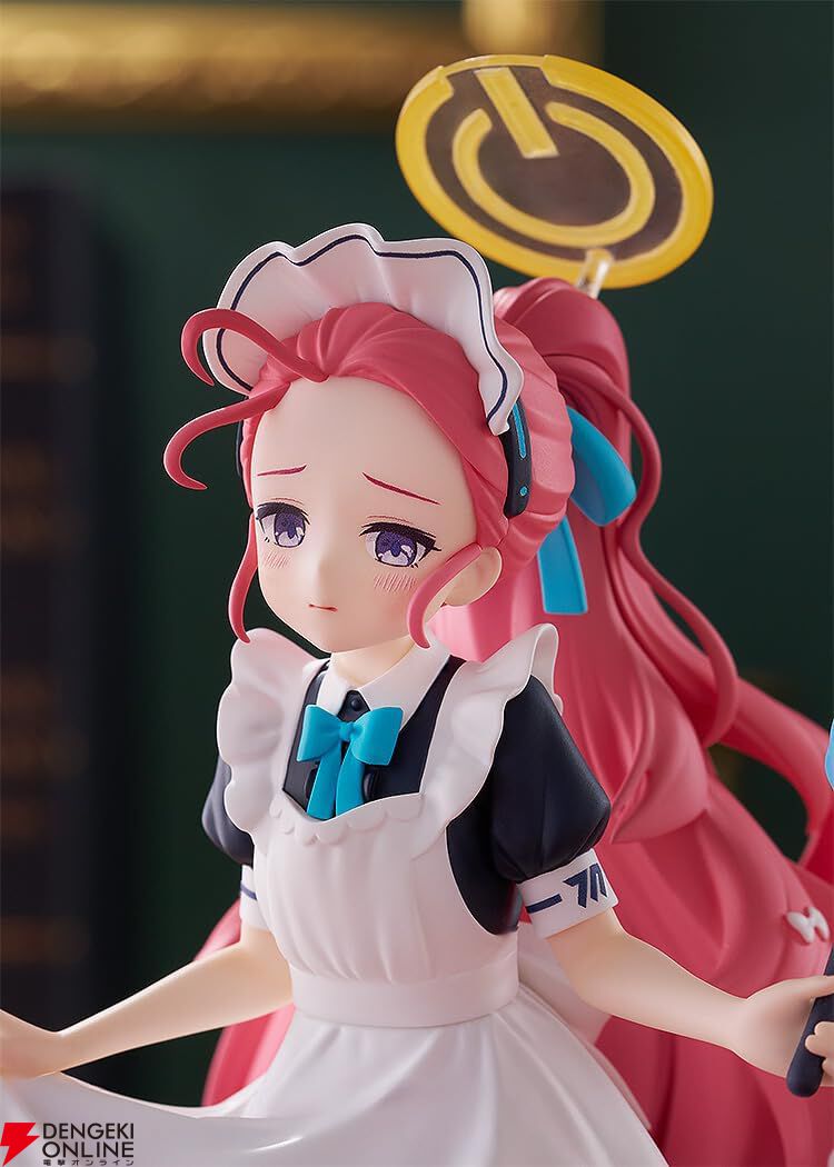 ブルアカ』花岡ユズがメイド姿でフィギュア化。どこか自信なさげな表情