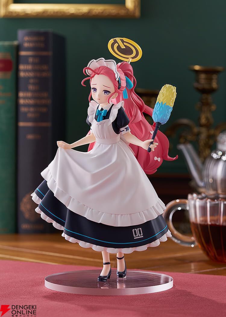 ブルアカ』花岡ユズがメイド姿でフィギュア化。どこか自信なさげな表情