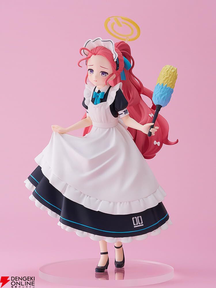 ブルアカ』花岡ユズがメイド姿でフィギュア化。どこか自信なさげな表情