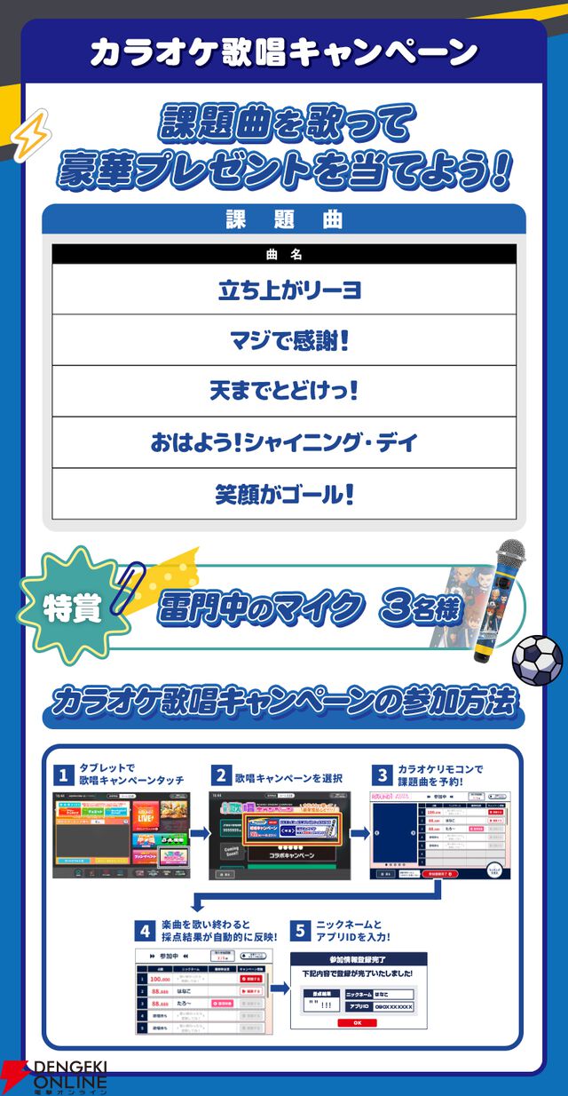 『イナズマイレブン 英雄たちのヴィクトリーロード』『ROUND1（ラウンドワン）』コラボ