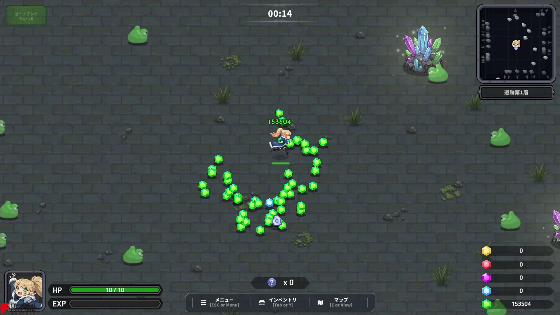 インクリメンタル×ローグライトの育成型アクションゲーム『リミットレスサバイバー』が発売。自動でリソースを収集できるオートプレイ機能も搭載。
