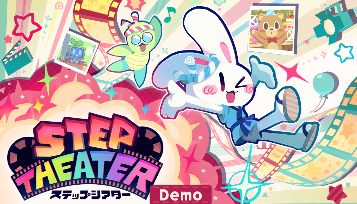 人気ゲーム実況者P-Pによるオリジナルリズムゲーム『STEP THEATER - ステップシアター』の体験版がSteamにて配信開始