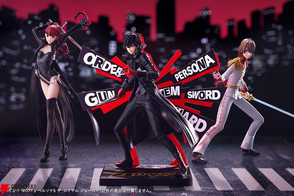 国内正規品　ペルソナ5 ジョーカー　クロウ　フィギュア セット ペルソナ5 ザ・ロイヤル』ジョーカー、ヴァイオレット、クロウが