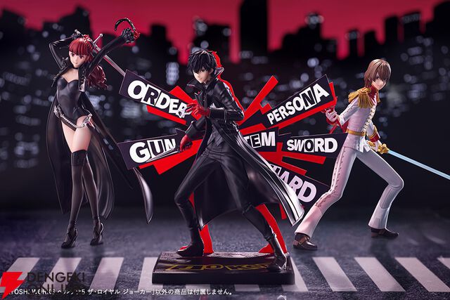 『ペルソナ5 ザ・ロイヤル』ジョーカー、ヴァイオレット、クロウがコトブキヤのフィギュア“OSHI WORKS”に参上！