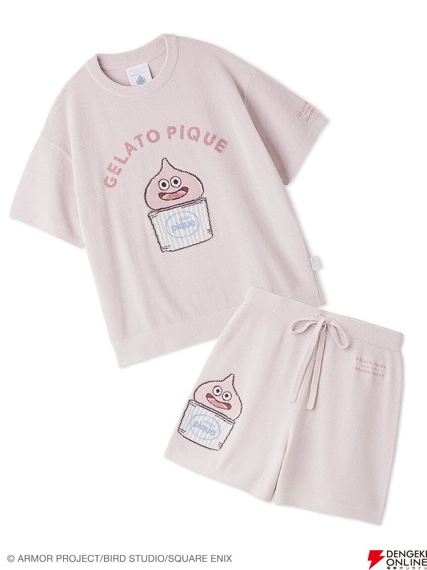 GELATO PIQUE ドラゴンクエスト ルームウェア 上下セット 新品未使用 ドラクエ』×ジェラピケのコラボ第2弾が8/7より発売！ スライムやわた