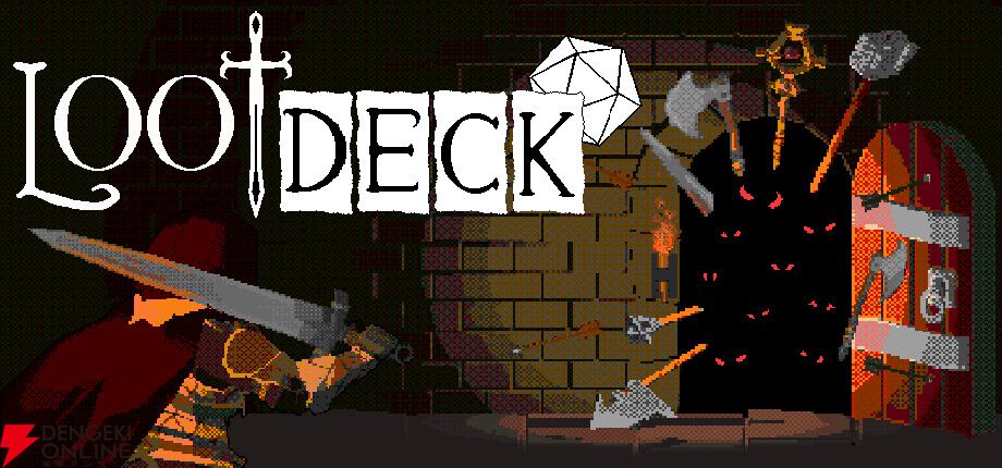 装備したアイテムが手札になる。TRPG風タクティカルデッキ構築ローグライト『Lootdeck』Steamストアページ公開
