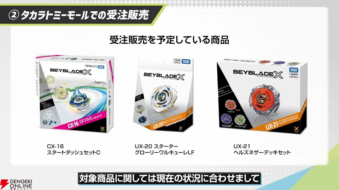 新品未開封 ベイブレードX CX-16 UX-01・03・11・15・19 ベイブレードX