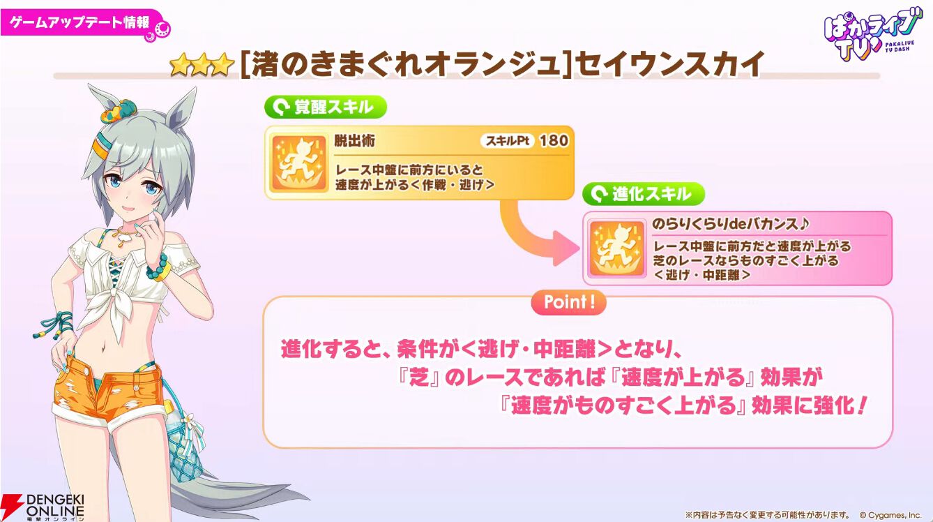 ウマ娘】水着セイウンスカイ＆メジロブライトが登場！ サポカはキセキ