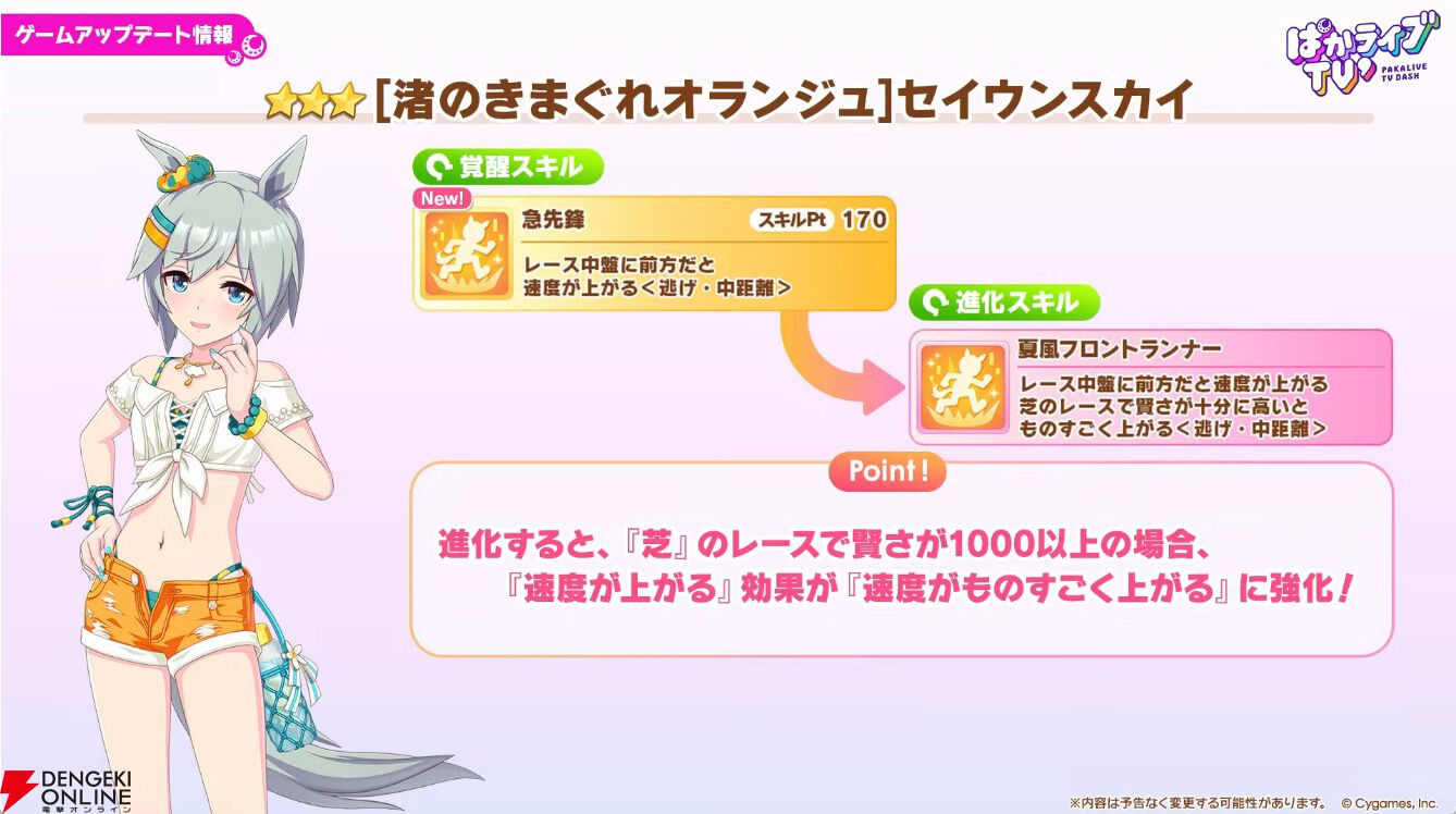 画像6/59＞【ウマ娘】水着セイウンスカイ＆メジロブライトが登場