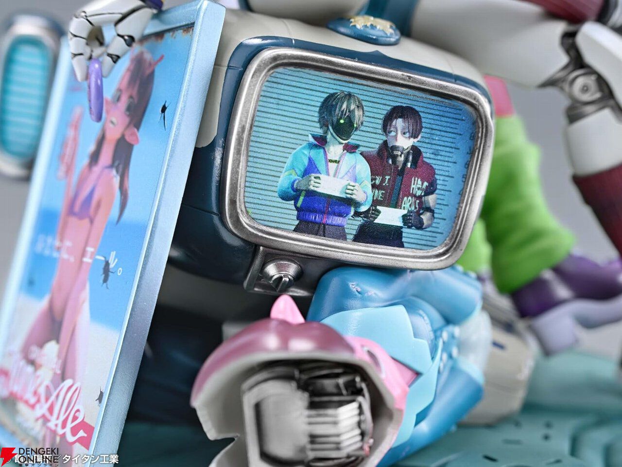 『銀河特急ミルキー☆サブウェイ』新作フィギュアの作り込みがすごい。寄り添うチハル＆マキナ、O.T.A.M.やポッピーくんが配された台座など世界観が凝縮