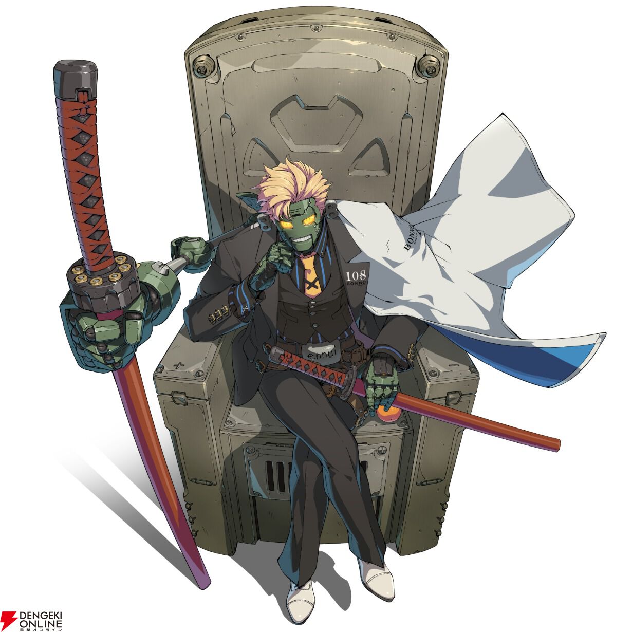 ギルティギア　ロボカイ アストラルフィニッシュ看板　ガレージキット アーケード版『ギルティギア ストライヴ』にロボカイ参戦。8月4日に