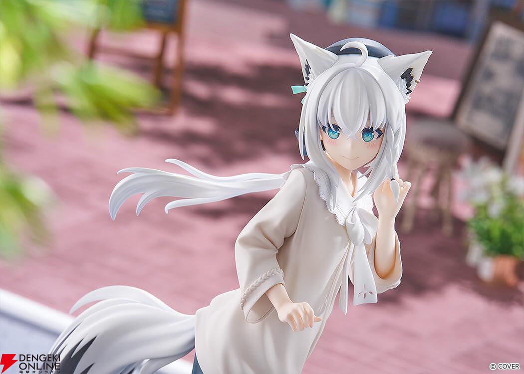 【ホロライブ】おでかけ衣装のフブミオがてぇてぇ…。白上フブキ&大神ミオのフィギュアと一緒に特別な日常を