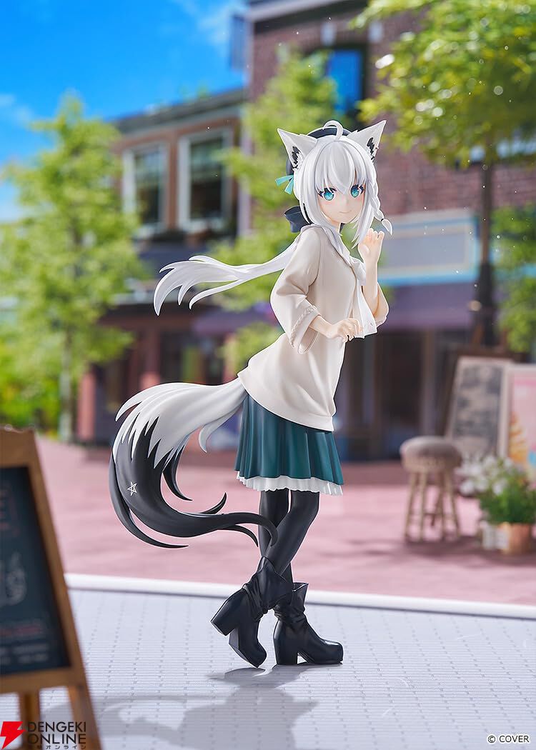 【ホロライブ】おでかけ衣装のフブミオがてぇてぇ…。白上フブキ&大神ミオのフィギュアと一緒に特別な日常を