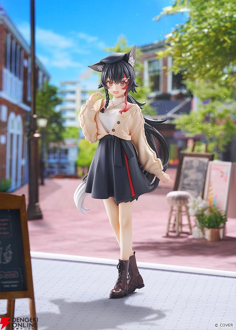 【ホロライブ】おでかけ衣装のフブミオがてぇてぇ…。白上フブキ&大神ミオのフィギュアと一緒に特別な日常を