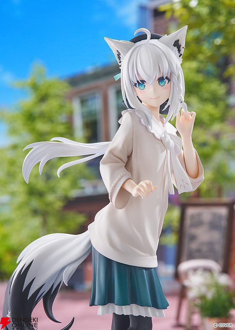 【ホロライブ】おでかけ衣装のフブミオがてぇてぇ…。白上フブキ&大神ミオのフィギュアと一緒に特別な日常を
