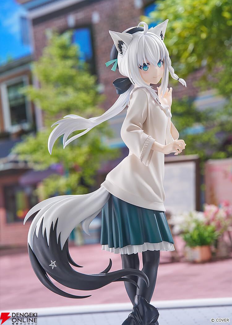 【ホロライブ】おでかけ衣装のフブミオがてぇてぇ…。白上フブキ&大神ミオのフィギュアと一緒に特別な日常を